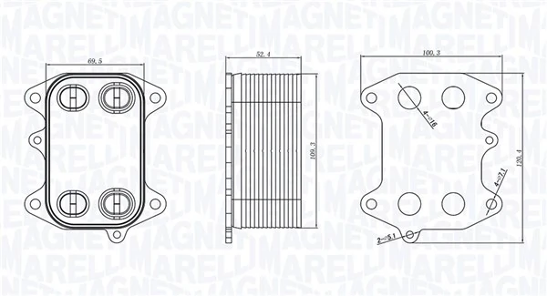 Oil Cooler, engine oil